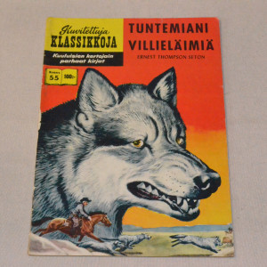 Kuvitettuja klassikkoja 55 Tuntemiani villieläimiä